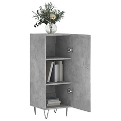 Acheter Maison Chic Buffet,Meuble de Rangement,commode pour salon,Cuisine Gris béton 34,5x34x90 cm Bois d'ingénierie -MN30328