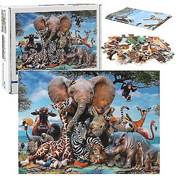 Avis Universal Animal World Puzzle Puzzle Formes Uniques Puzzles Images Adultes Enfants Jouets Cadeaux