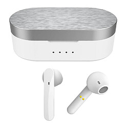 Mini TWS Écouteur Sans Fil Bluetooth 5.0 Mini écouteur Intra-auriculaire Blanc