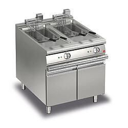 Friteuse électrique sur meuble - 2 x 15 L - P 700 - 2 x 13 kW - Baron