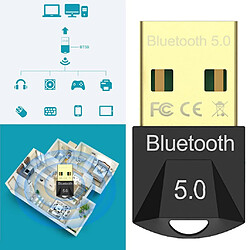 Avis USB Bluetooth adaptateur pour PC 5.0 Bluetooth Dongle récepteur prise en charge pour Windows 10/8.1/8/7/XP pour ordinateur de bureau souris clavier