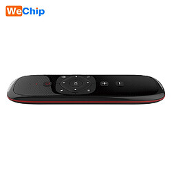 Universal W22.4G Air Mouse Clavier sans fil avec trackpad Souris télécommande infrarouge pour boîtier TV PC Projecteur(Le noir)