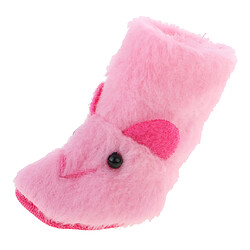 Acheter Chaussures de bottes de neige en peluche mignon de 1/6 pour 12 '' blythe dolls pink