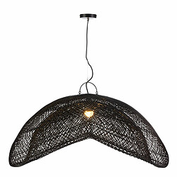 Suspension Thai Natura Noir Rotin 110 x 55 x 90 cm 