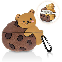 Universal Cookie Bear AirPods Pro Case, 3D Copier Cartoon Caractoon Protective Soft Silicone AirPods Pro Cover 