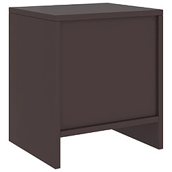 Acheter vidaXL Tables de chevet 2 pcs Marron foncé 35x30x40 cm Bois de pin