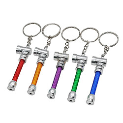 Wewoo 2 pièces en aluminium couleur bonbon porte-clés petit tuyau livraison de aléatoire