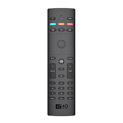 Universal G40S 2.4GHz 34 touches sans fil air souris signal voix télécommande 6 axes gyroscope PC projecteur TV box télécommande universelle