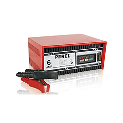 Perel Chargeur pour batterie , acide de plomb - 12 v - 6 a 