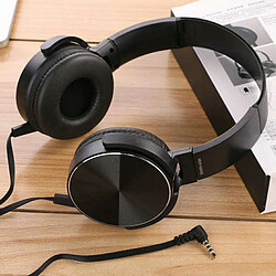 GUPBOO Casque de jeu GEONYIEEK, casque filaire avec micro, câble audio 3,5 mm pour iPad, tablettes, smartphones pas cher