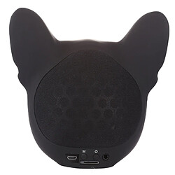 Avis Wewoo Enceinte Bluetooth d'intérieur noir pour Téléphones Portables / Tablettes / Ordinateurs Portables, TF Carte & Entrée AUX, Distance: 10m BullChien Mode Portable Stéréo Sans Fil Haut-parleur, Aux Entrée & TF,