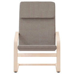 Acheter Maison Chic Chaise de relaxation | Fauteuil relax Taupe Tissu -GKD52756