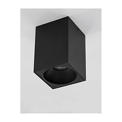 NOVA LUCE Plafonnier NIDO Sable Noir GU10 10 W H14,5