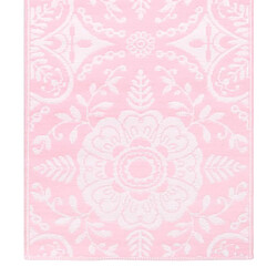 Avis vidaXL Tapis d'extérieur Rose 80x150 cm PP