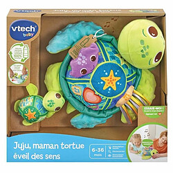 Jouet Peluche Vtech Baby Juju, Mother Turtle + 6 Mois Recyclado Musical 