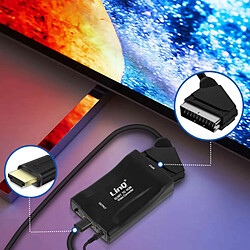 Acheter Adaptateur Vidéo Péritel vers HDMI 1080P SCART-HDMI LinQ - Noir