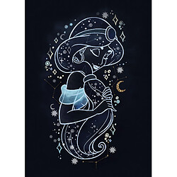 Komar Poster Disney Aladdin - Jasmine dans les étoiles 50 cm x 70 cm