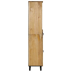 Avis vidaXL Armoire de salle de bain 38x33x160 cm bois massif de manguier