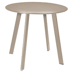 ProGarden Table d'appoint d'extérieur 50x45 cm Taupe mat