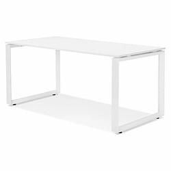 Acheter Paris Prix Bureau Design Abigano 160cm Blanc