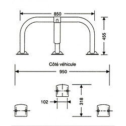 NOTRE SELECTION Barrière de parking TUBAUTO 1000