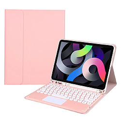 Universal Boîte à clavier ronde Boîte à clavier Bluetooth Clavier 2020 iPad Air 4/109 (rose) 