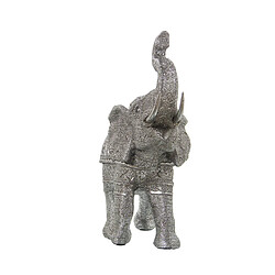 Figurine Décorative Alexandra House Living Argenté Plastique Eléphant 15 x 32 x 30 cm