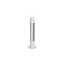 Ventilateur colonne OCEANIC - 45W - Hauteur 78 cm - 3 vitesses - Oscillant - Minuterie - Blanc