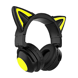 Universal Mignon chat casque sans fil fille enfant cadeau casque avec micro 7.1 musique stéréo 