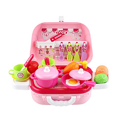 Petite cuisine Ustensiles de cuisine Sac à bandoulière pour enfants Mini Playset Dollhouse enfants Toy