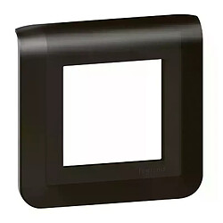 enjoliveur - 2 modules - noir mat - legrand mosaic 079042l