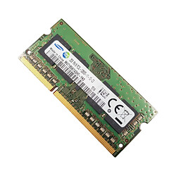 Barrette Mémoire 2Go RAM DDR3 Samsung M471B5674QH0-YK0 SO-DIMM PC3L-12800S 1Rx16 · Reconditionné PC3-12800 - 1600MHz