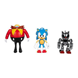 Jakks Pacific SONIC - Coffret 3 figurines - 10 cm - JAKKS - 491175