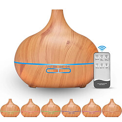 Avis Universal Diffuseur d'arômes électriques Humidificateur d'air Diffuseur d'huiles essentielles 400ml Télécommande ultrasonique Lumière d'atomisation de brouillard frais | Humidificateur