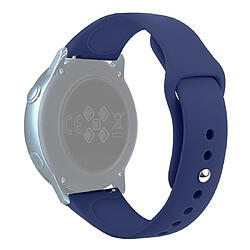 Acheter Wewoo Bracelet pour montre connectée Galaxy Watch Active 2 Smartwatch de poignet en silicone de couleur unieTaille L Bleu