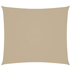 vidaXL Voile de parasol tissu oxford rectangulaire 2,5x3 m beige