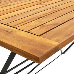 Acheter vidaXL Table pliable de jardin 120x70x74 cm Bois d'acacia massif