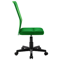 Acheter Maison Chic Chaise Gaming | Chaise de bureau Ergonomique Fauteuil Vert 44x52x100 cm Tissu en maille -GKD29275