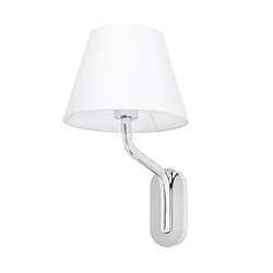 Faro Barcelona Applique murale d'intérieur à 1 ampoule Chrome - Abat-jour non inclus, E27