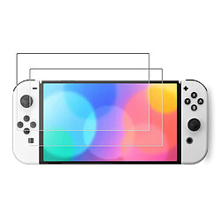 TechKidz Lot de 2 films de protection pour Nintendo Switch OLED Souple Transparent 