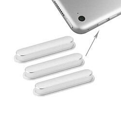 Wewoo Pour iPad Air 2 / argent 6 3 touches latérales pièce détachée PCS 