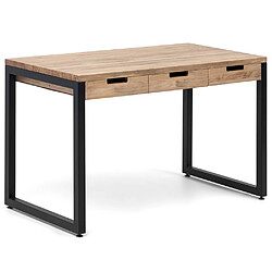 Ds Meubles Table bureau 1 tiroir 60x120x75cm NG-EV