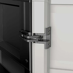 Avis Keter Armoire de rangement polyvalente Gear Noir et gris 182 cm