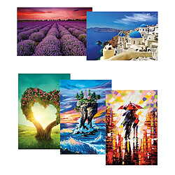 puzzle 1000 pièces adultes enfants bricolage puzzle cadeau champ de fleurs de lavande