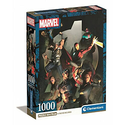 Puzzle Clementoni Marvel Les Avengers Compact 1000 pièces 