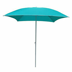 Parasol de Plage Carré Helenie 239cm Turquoise 