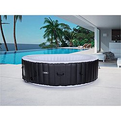 Habitat Et Jardin Spa gonflable Saint Tropez en PVC - 6 places - Noir