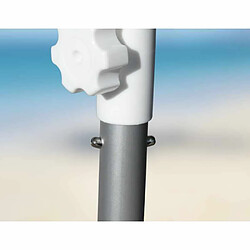 Beachline Parasol de plage 240 cm aluminium anti-vent protection uv Roma, Couleur: Bleu pas cher