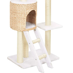 Arbre à chat avec griffoirs,niche pour chat en sisal Herbiers marins -MN99610 pas cher