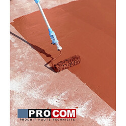 Avis PRO COM Peinture, résine d'étanchéité imperméabilisation terrasse circulable, balcon, sols extérieurs, béton, plusieurs coloris PROCOM-10 x 10L-Terre cuite